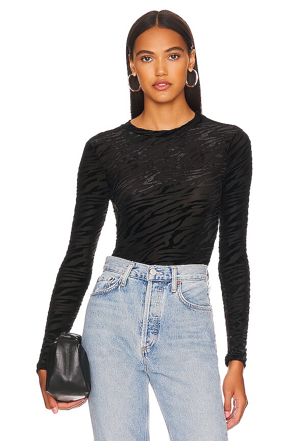 view 2 of 10 Ella Top in Black Tiger