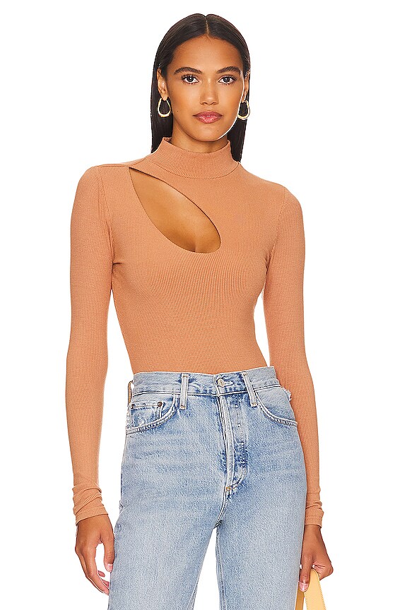 view 2 of 12 MARGO 바디수트 in Caramel