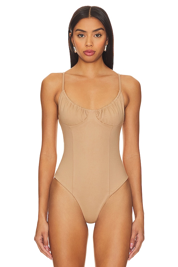 view 2 of 11 Jourdan Bodysuit in Beige