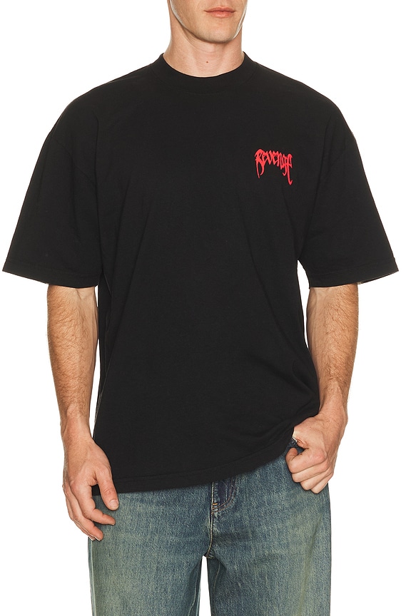 view 2 of 4 CAMISETA X in Black & Red