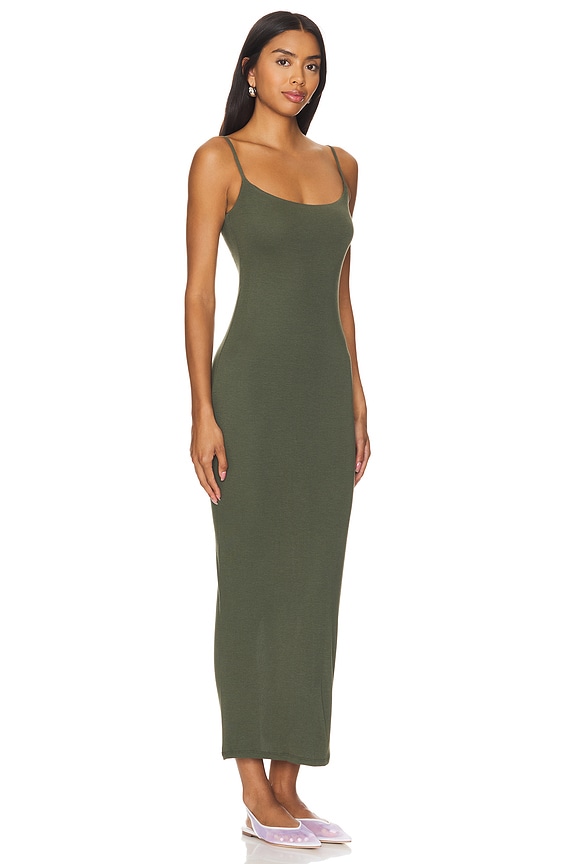 view 2 of 3 ПЛАТЬЕ-ЧЕХОЛ МОДАЛЬНОЕ LONDYN in Olive