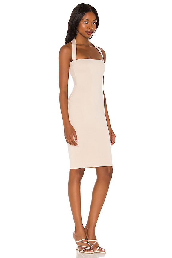 view 2 of 3 Halterneck Dress in Cream