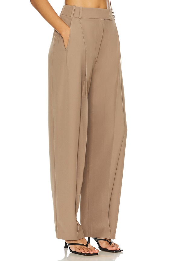 view 2 of 4 Joey Suit Trouser in Dark Tan