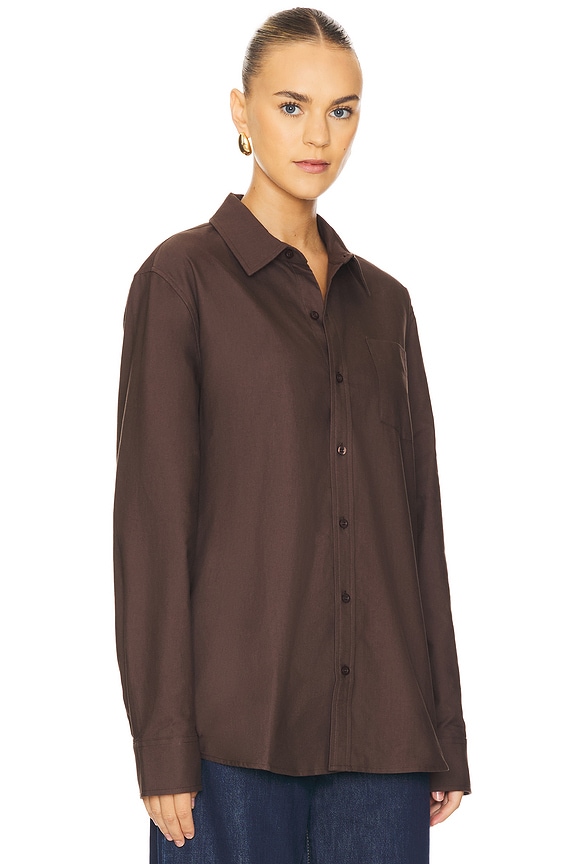 view 2 of 4 Artist Shirt in Chocolate