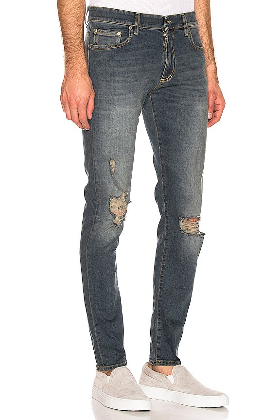 view 2 of 4 Destroyer Denim Jeans in Faded Blue