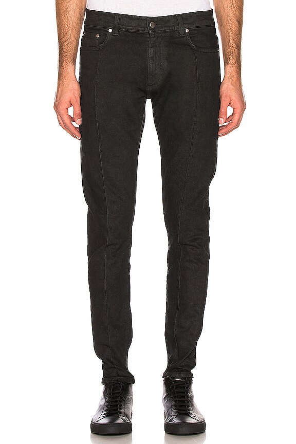 REPRESENT Essential Waxed Denim Jeans in Black REVOLVE