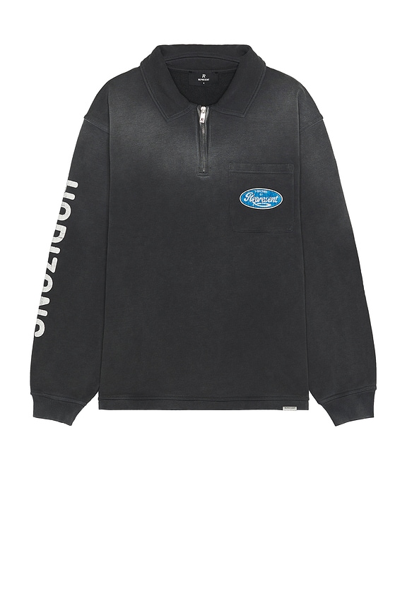 view 2 of 3 クオータージッパー in Washed Black