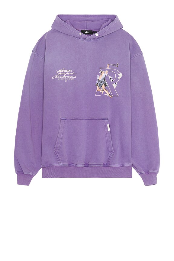view 2 of 3 Hermes Hoodie in Purple