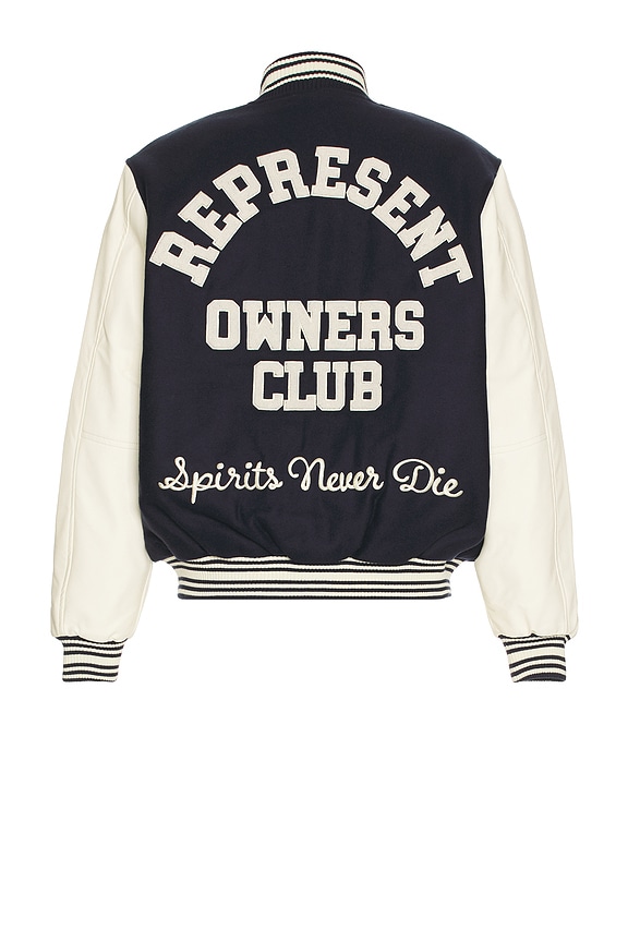 view 2 of 5 CHAQUETA BEISBOLERA OWNERS CLUB in Midnight Navy
