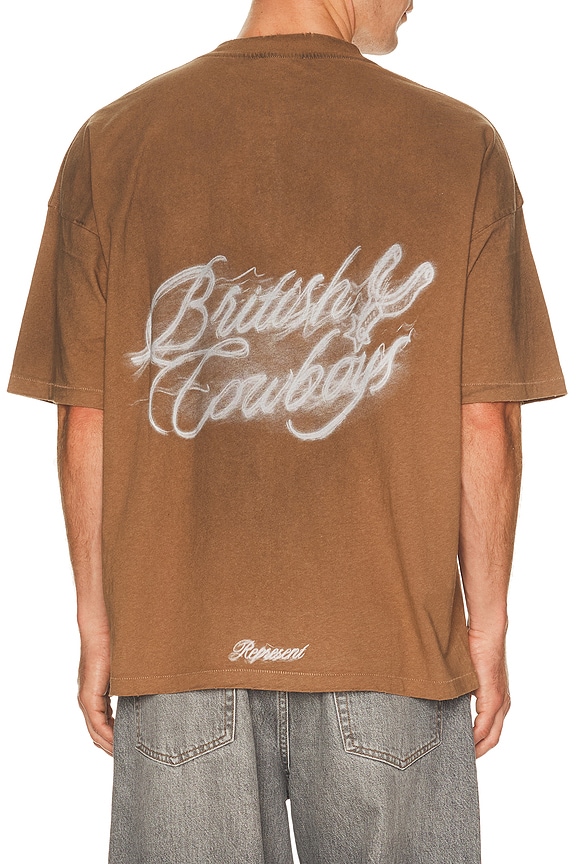 view 2 of 4 T-SHIRT BRITISH COWBOYS in Dusty Brown
