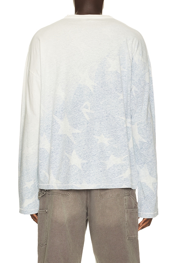 view 2 of 4 Usa Football Long Sleeve Top in Washed Blue