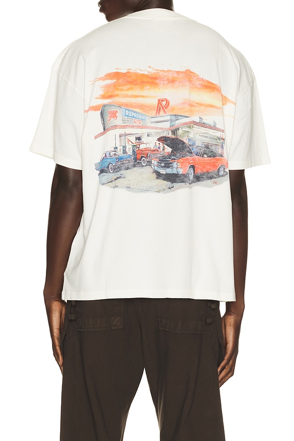 view 2 of 4 24 Hour Service Tee in Flat White