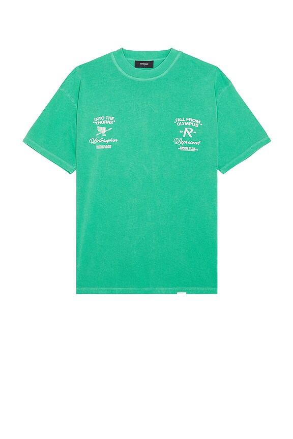 view 2 of 3 Fall From Olympus T-shirt in Island Green