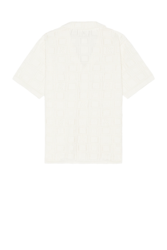 view 2 of 4 Lace Knit Shirt in Chalk