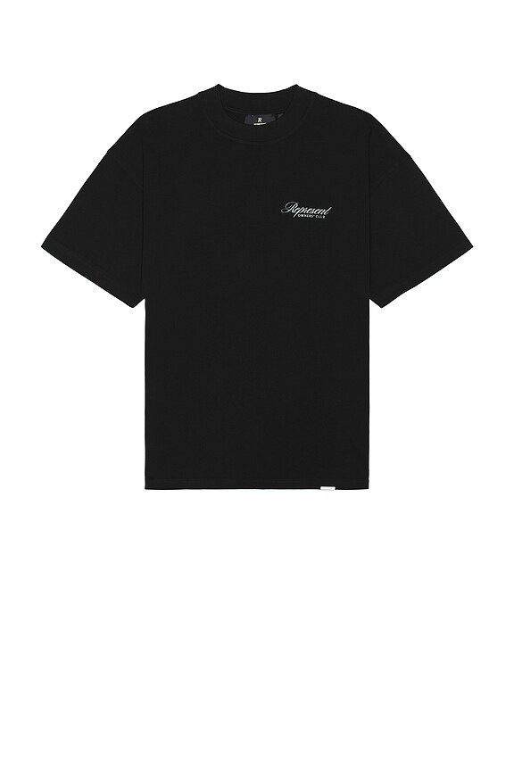 view 2 of 3 Owners Club Script Tee in Black