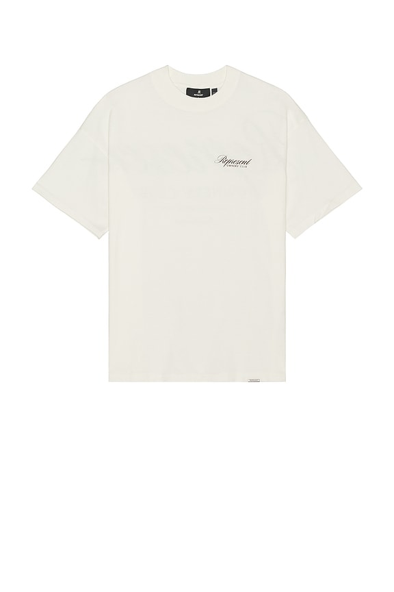 view 2 of 3 Owners Club Script Tee in Flat White