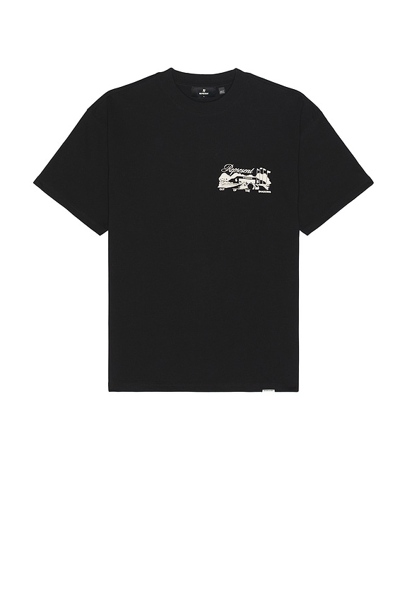 view 2 of 3 Race Way T-Shirt in Jet Black
