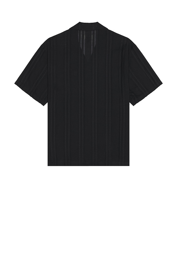 view 2 of 5 CAMISA BOWLING EMBROIDERED in Jet Black