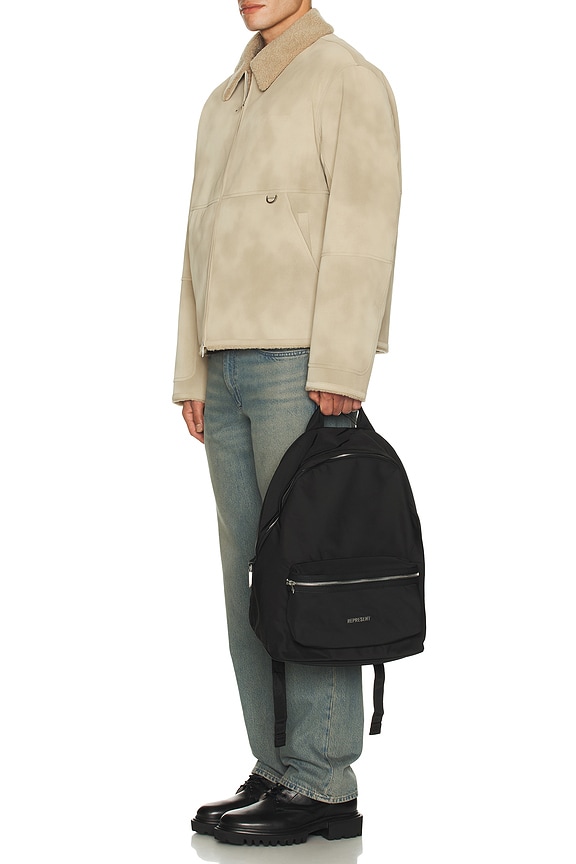 view 2 of 7 Nylon Backpack in Black