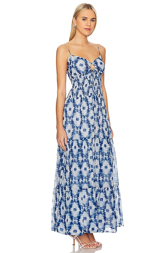view 2 of 3 Valentina Dress in Indigo Wave