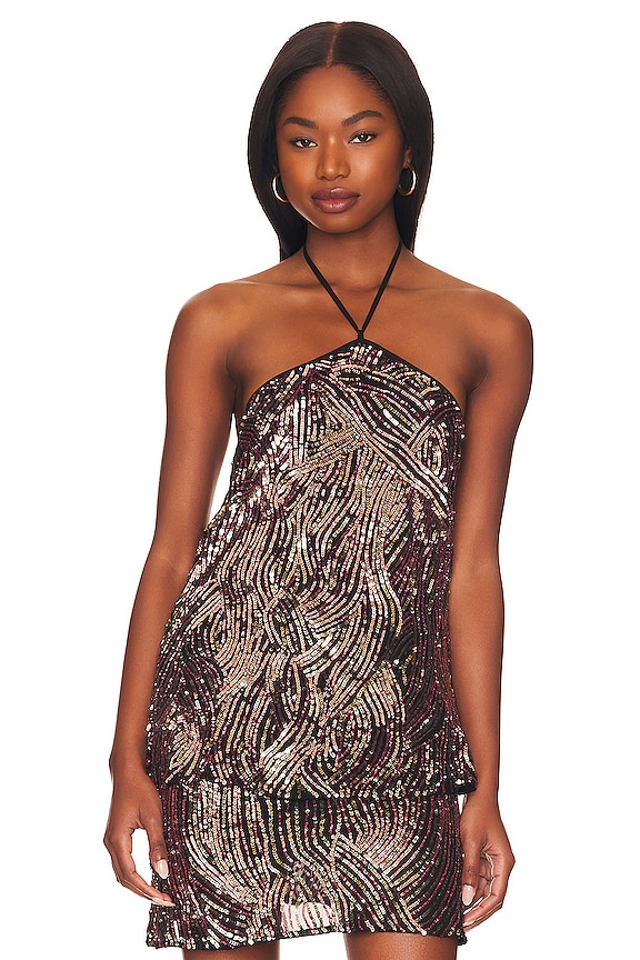 view 1 of 5 Aline Top in Sequin