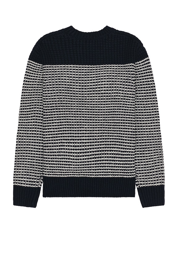 view 2 of 4 Ernie Stripe Crew in Navy