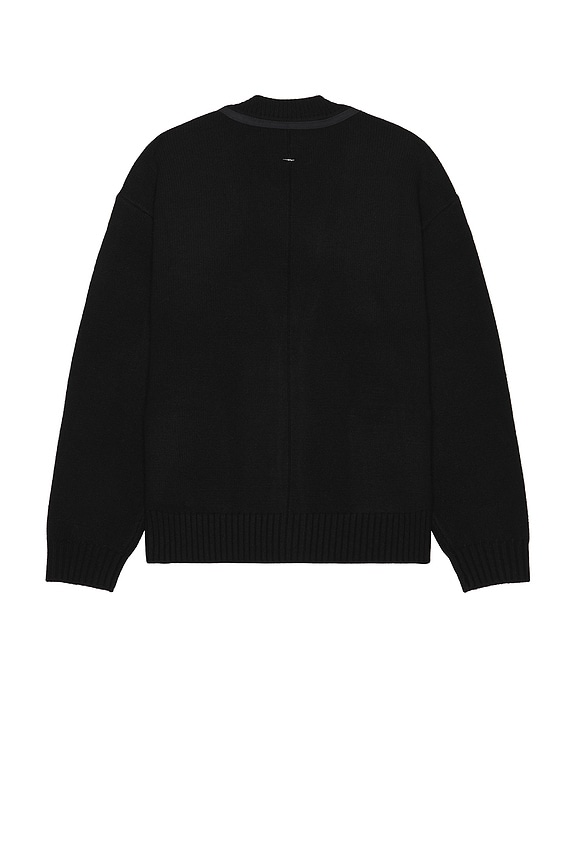 view 2 of 3 Clarkson Suede Cardigan in Black