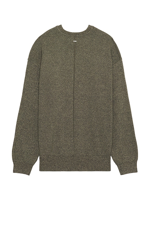 view 2 of 4 Dexter Marl Crew Neck Sweater in Army Green Multi