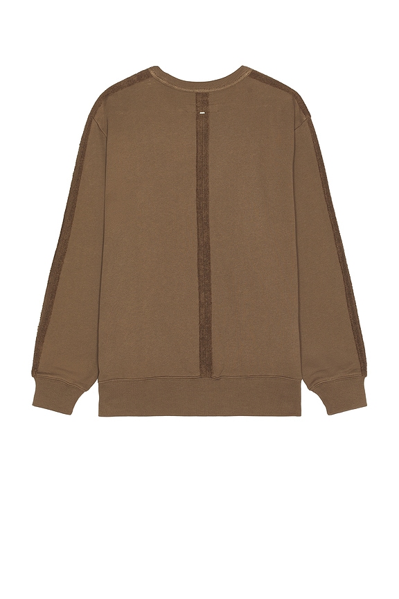 view 2 of 3 Edge Crew Neck Sweater in Brown