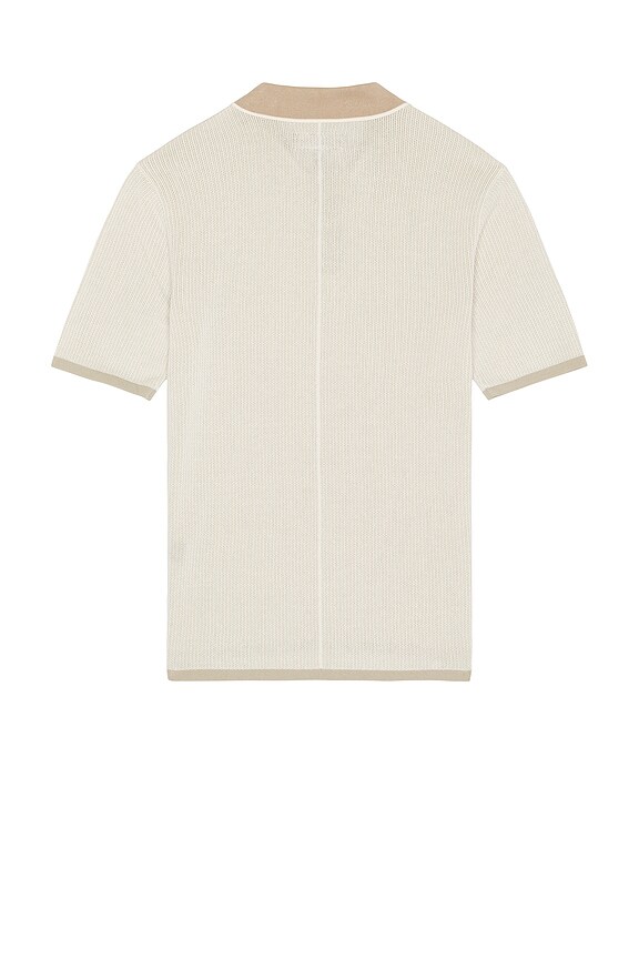 view 2 of 3 Harvey Knit Polo in Light Beige