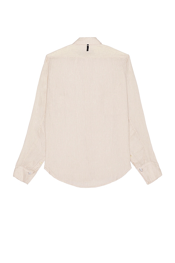 view 2 of 3 Engineered Linen Shirt in Ecru