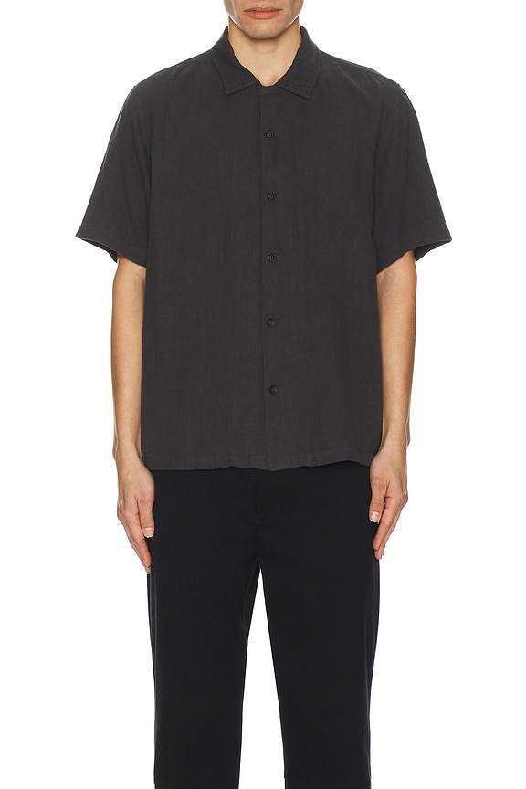 view 3 of 3 Avery Gauze Shirt in Phantom