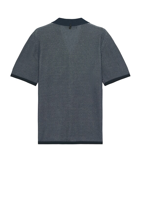 view 2 of 4 Harvey Knit Camp Shirt in Blue