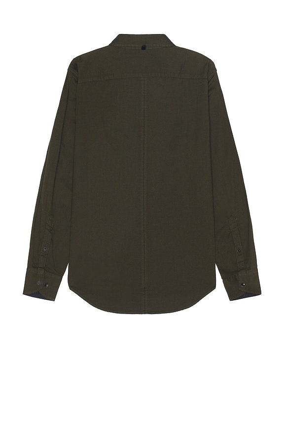view 2 of 3 Tomlin Stretch Dobby Shirt in Forest Green