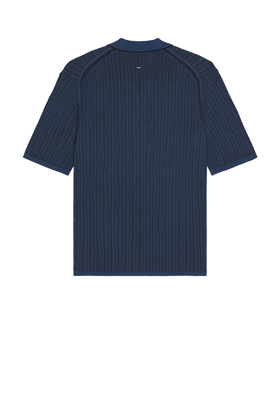 view 2 of 4 Harvey Garment Dyed Polo in Moonlight