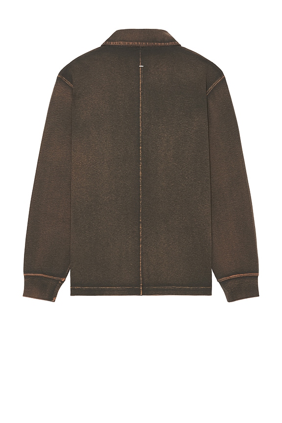 view 2 of 4 Washed Rugby Polo in Black Multi