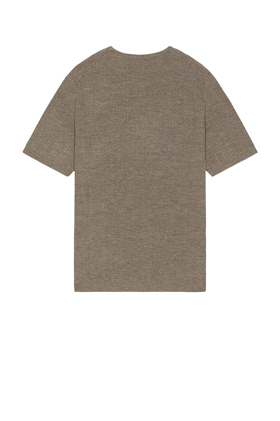 view 2 of 4 Crawford Cashmere Blend Tee in Brown