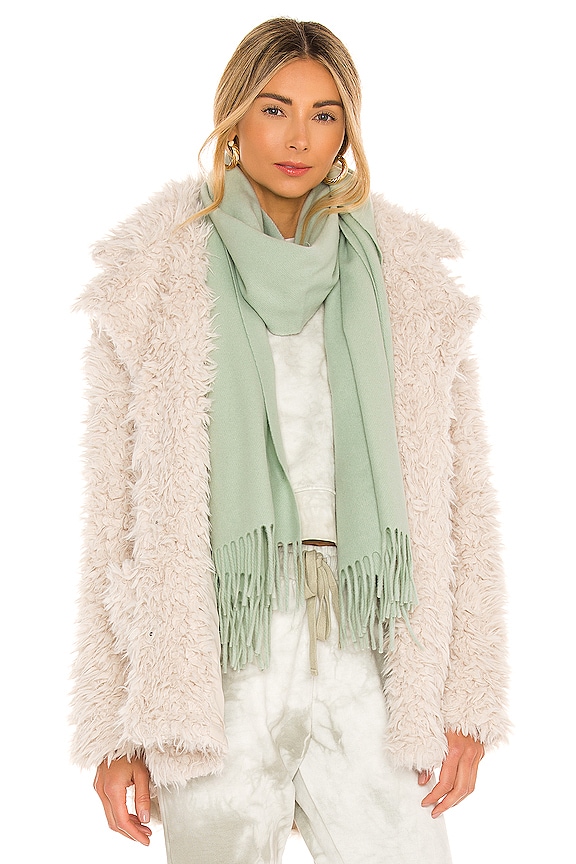 view 1 of 2 Classic Wool Scarf in Rover Green