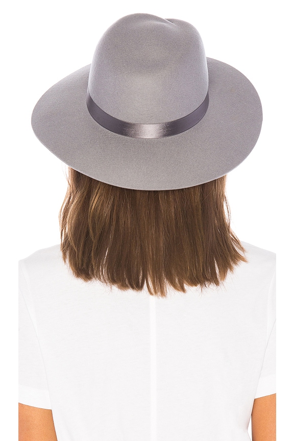 view 2 of 3 Zoe Fedora in Light Grey