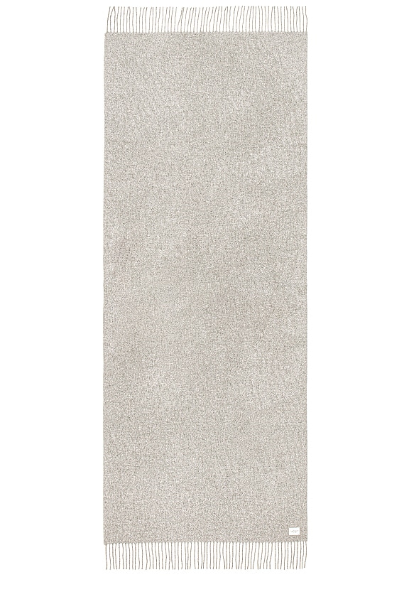 view 2 of 3 Addison Recycled Wool Scarf in Mid Grey