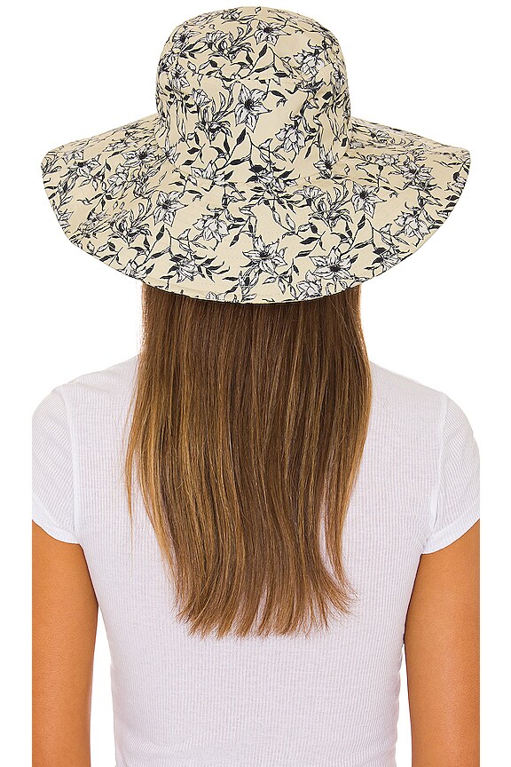 view 2 of 3 Addison Cruise Hat in Yellow Floral