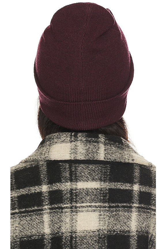 view 2 of 3 Addison Beanie in Burgundy