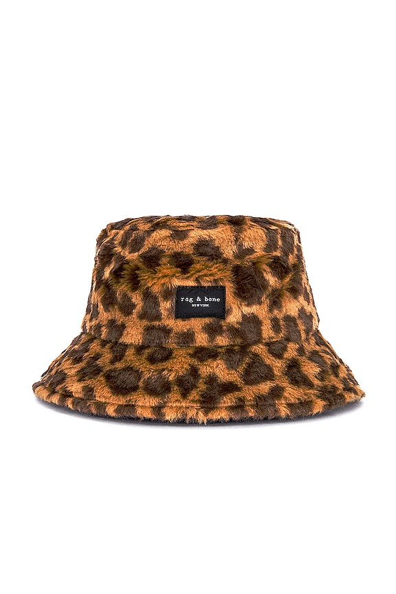 view 2 of 4 Addison Reversible Bucket Hat in Leopard
