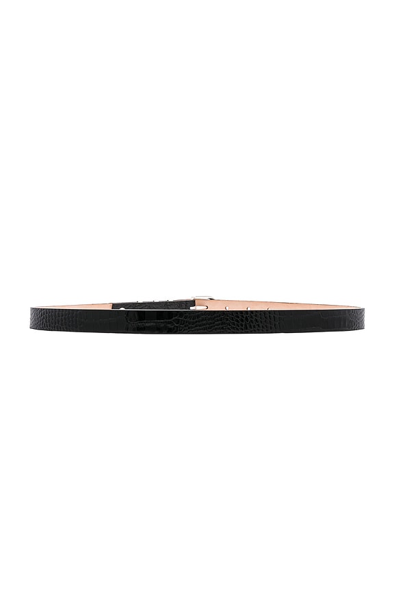 view 2 of 3 Jet Belt in Black Croc