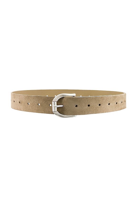 Rag & Bone Floppy Suede Belt in Macadamia Suede | REVOLVE