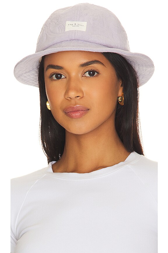 view 1 of 3 Addison Twist Bucket Hat Terry in Lilac