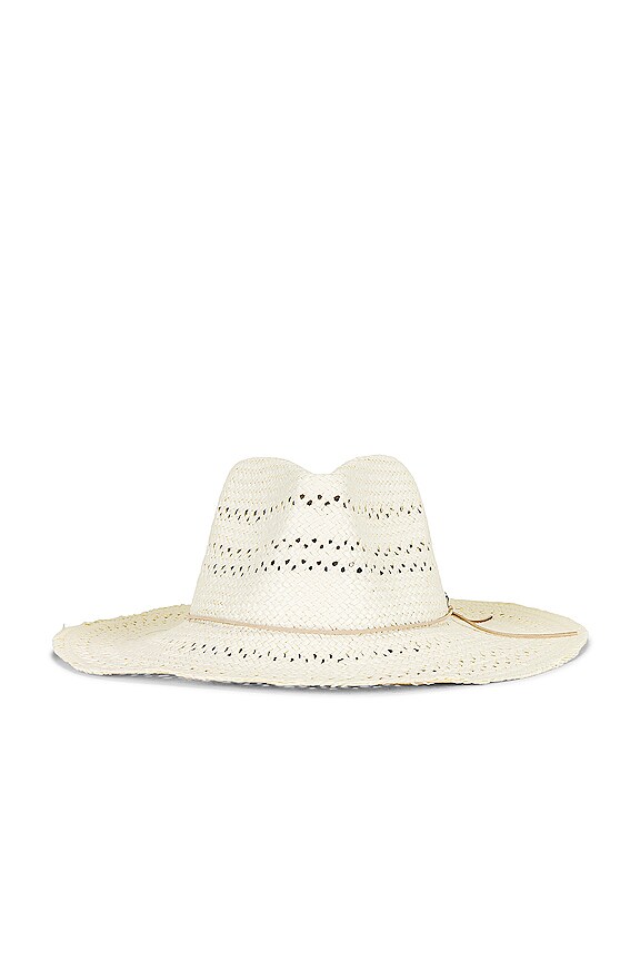 view 2 of 3 Bella Perforated Fedora in Ivory
