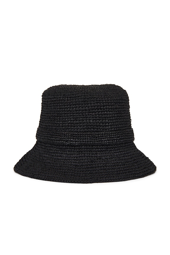 rag & bone Black Somer Beach Hat  Size L ~ Excellent Harper Gingham Sun Hat - Black Gingham | rag & bone main image 4
