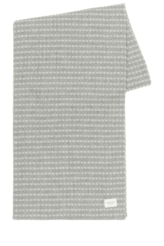 view 2 of 3 Joni Waffle Scarf in Grey