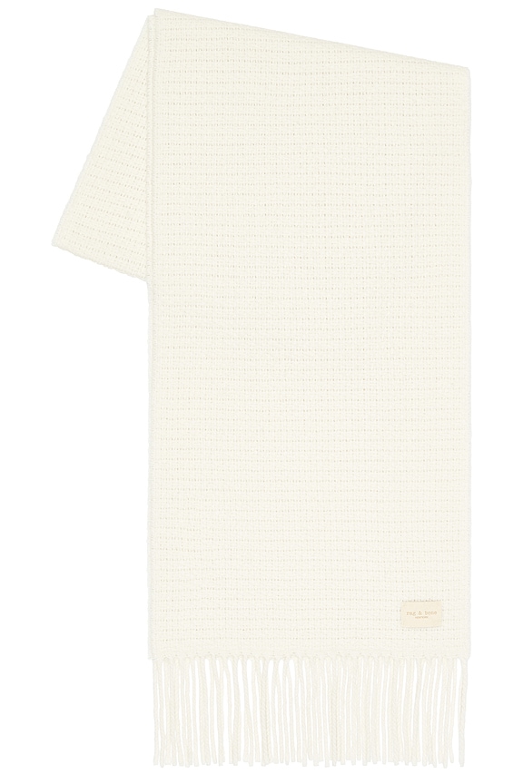 view 2 of 3 Mila Textured Scarf in Ivory